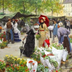 A visit to the flower market